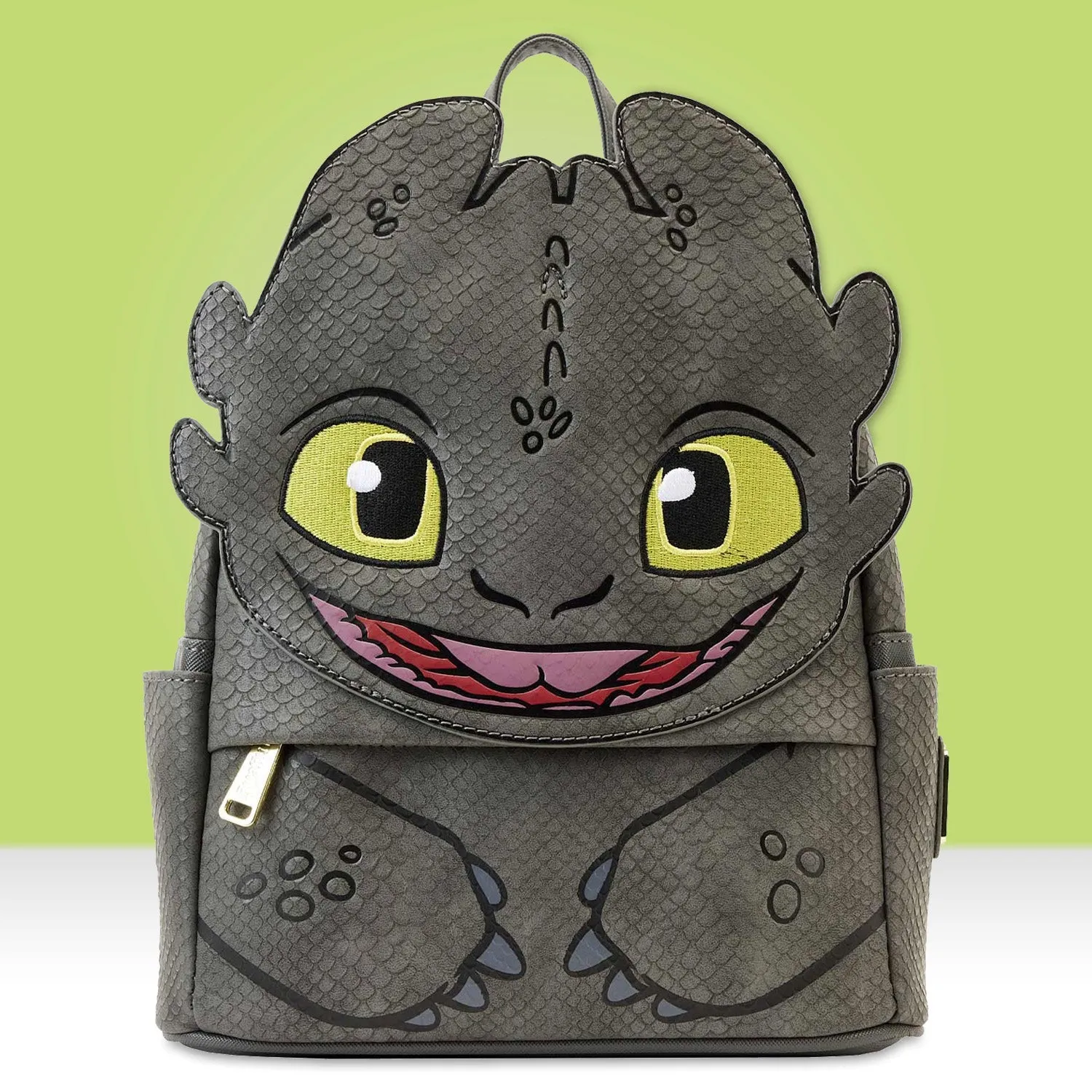 Loungefly x Dreamworks How To Train Your Dragon Toothless Cosplay Mini Backpack