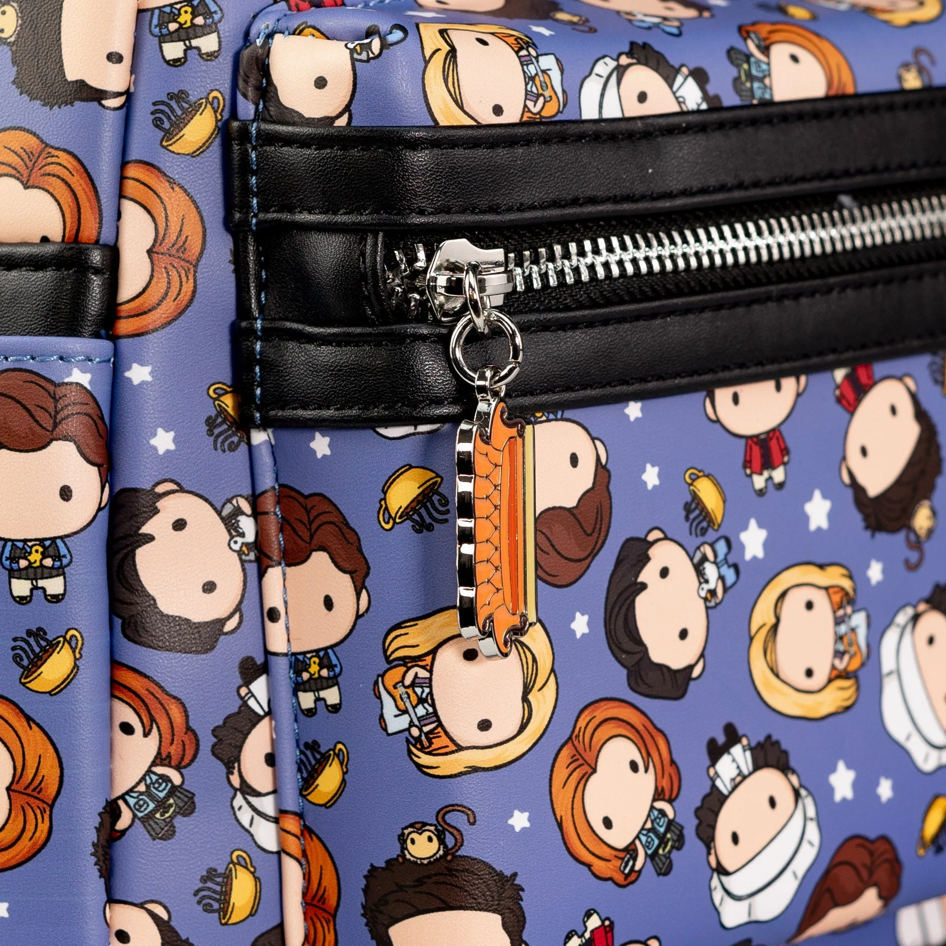 Loungefly x Friends Character Chibi AOP Mini Backpack