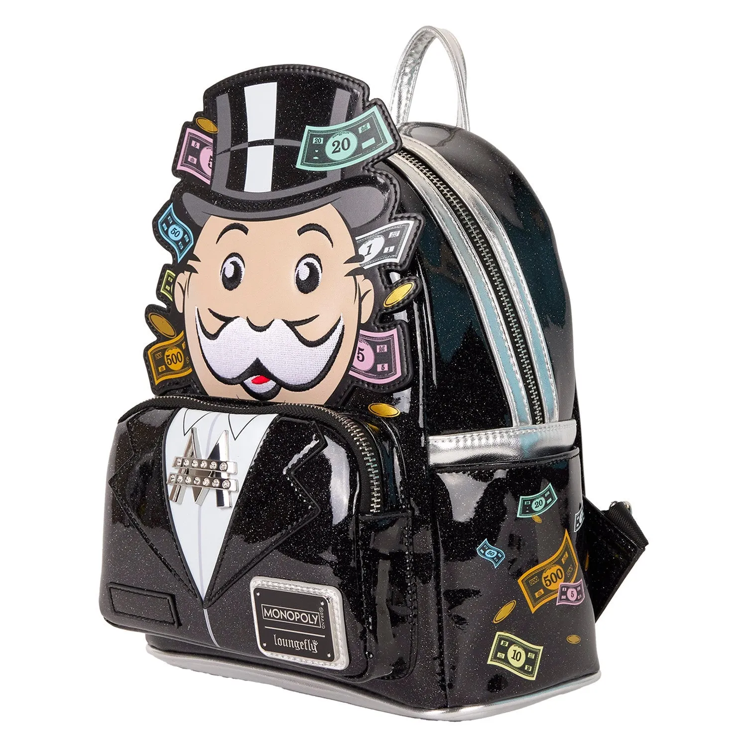 Loungefly x Hasbro Monopoly Pennybags Mini Backpack