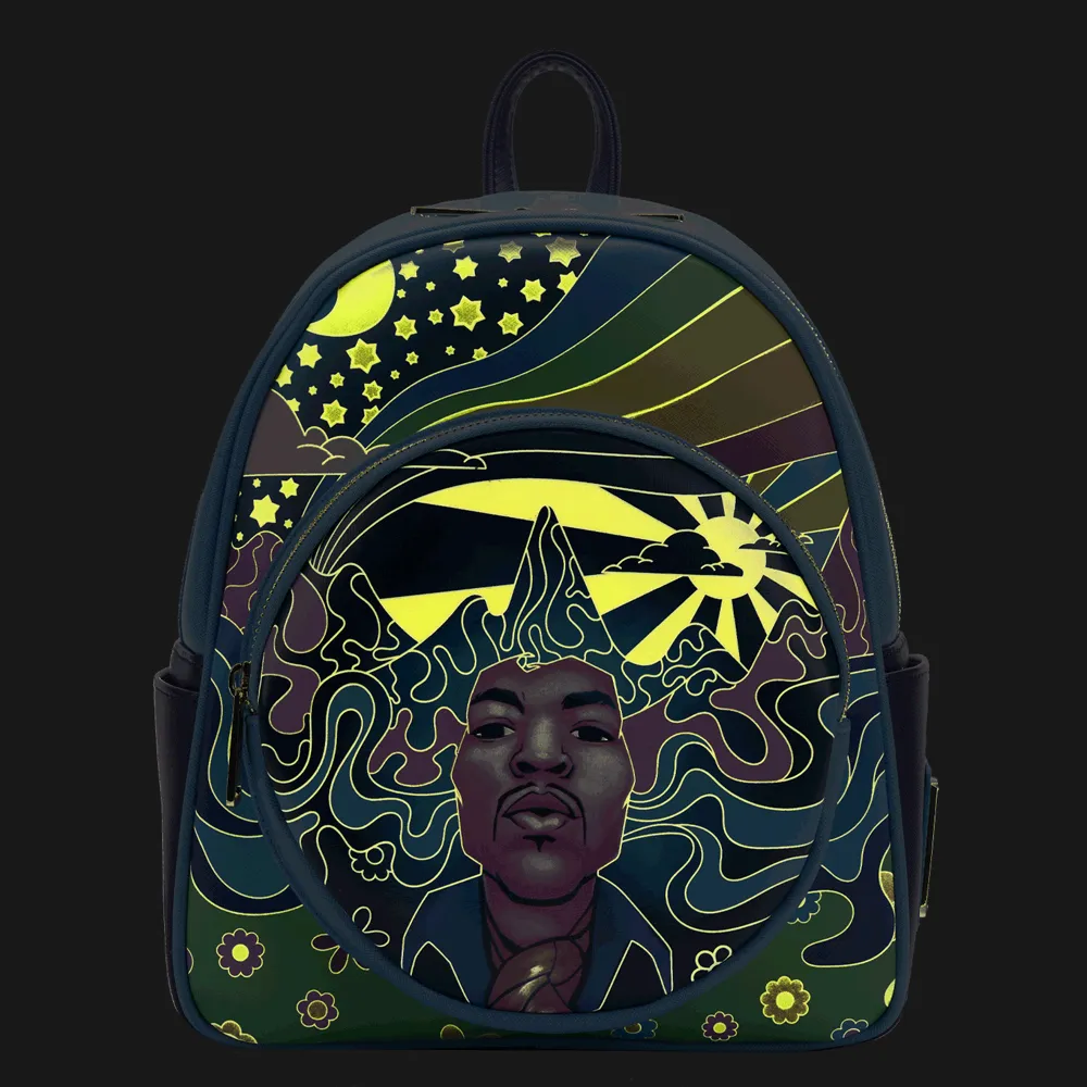 Loungefly x Jimi Hendrix Psychedelic Landscape Mini Backpack