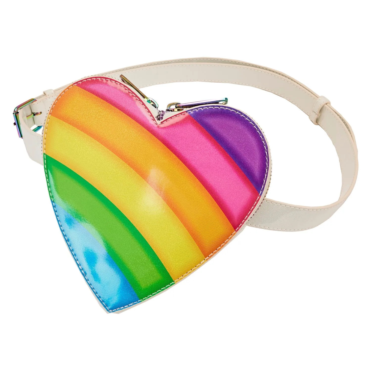 Loungefly x Lisa Frank Rainbow Heart Mini Backpack