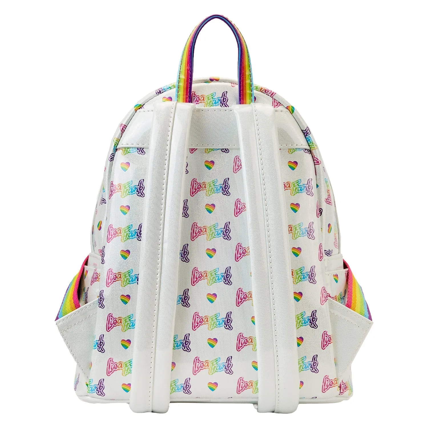 Loungefly x Lisa Frank Rainbow Heart Mini Backpack