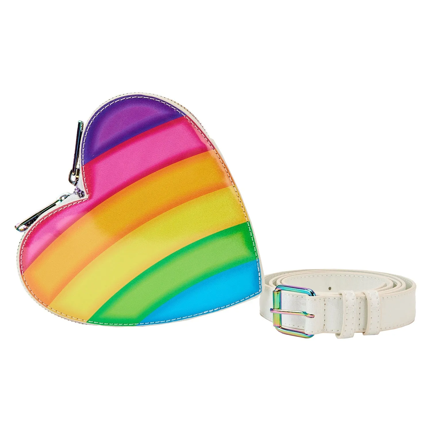 Loungefly x Lisa Frank Rainbow Heart Mini Backpack