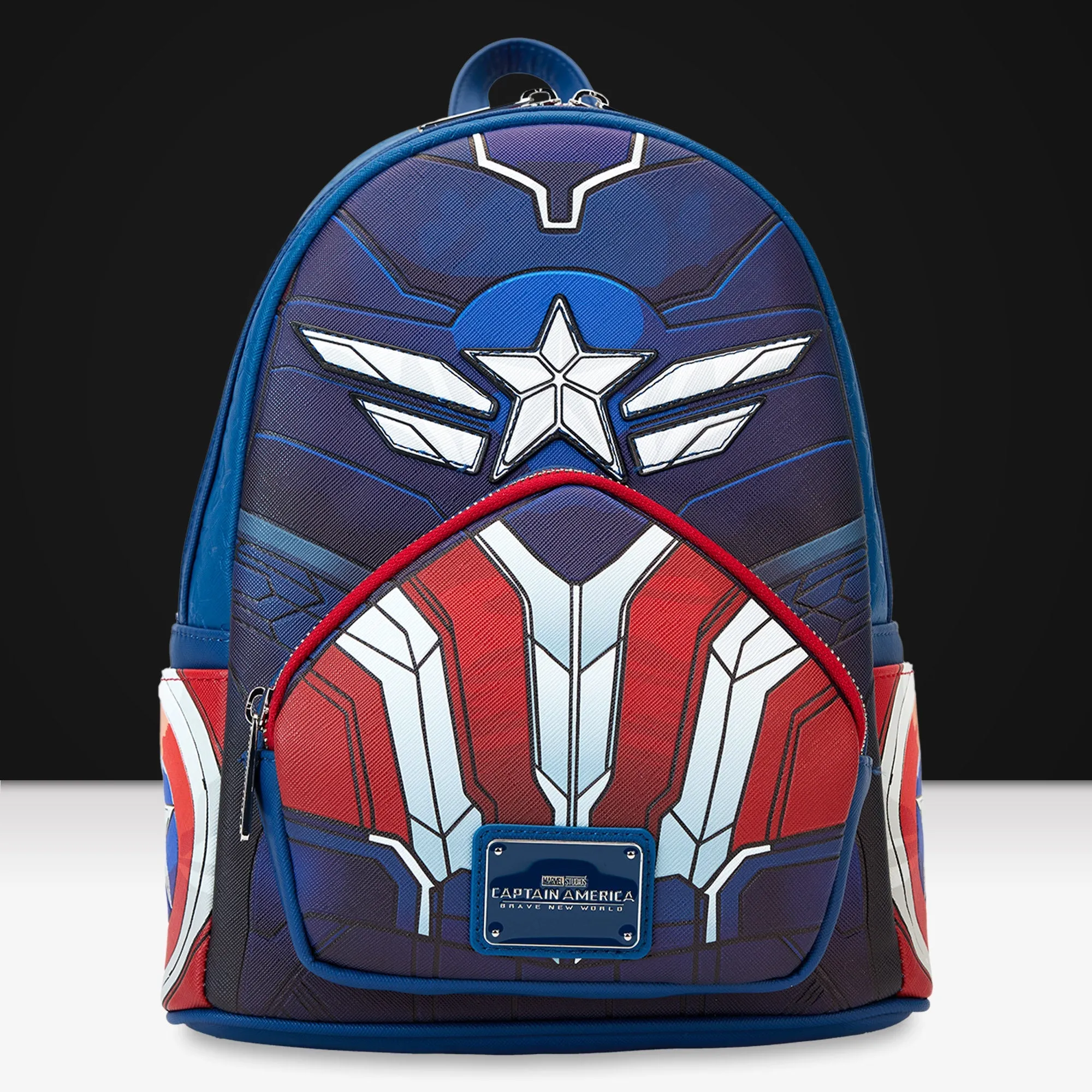 Loungefly x Marvel Captain America Brave New World Cosplay Mini Backpack