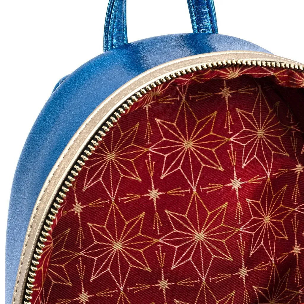 Loungefly X Marvel Classic Captain Marvel Metallic Mini Backpack