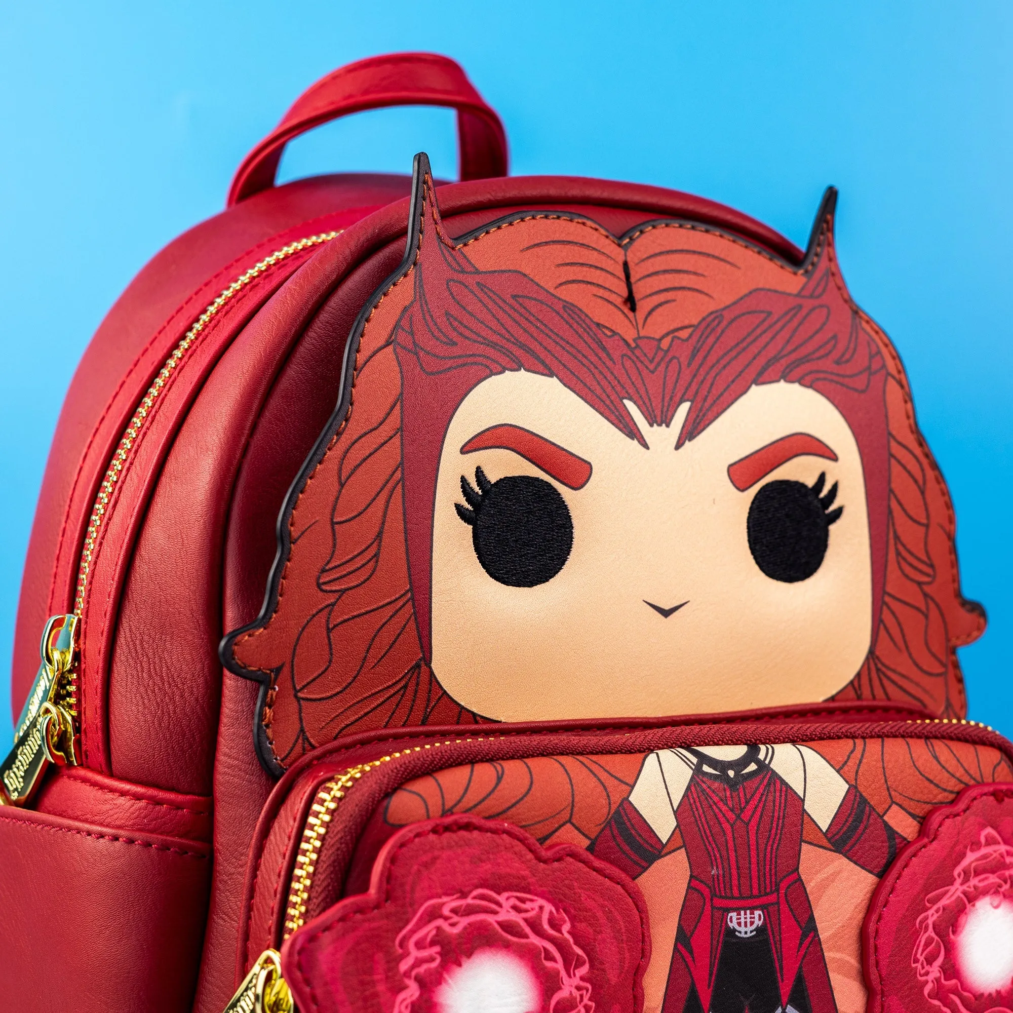 Loungefly x Marvel Scarlet Witch POP! Cosplay Mini Backpack