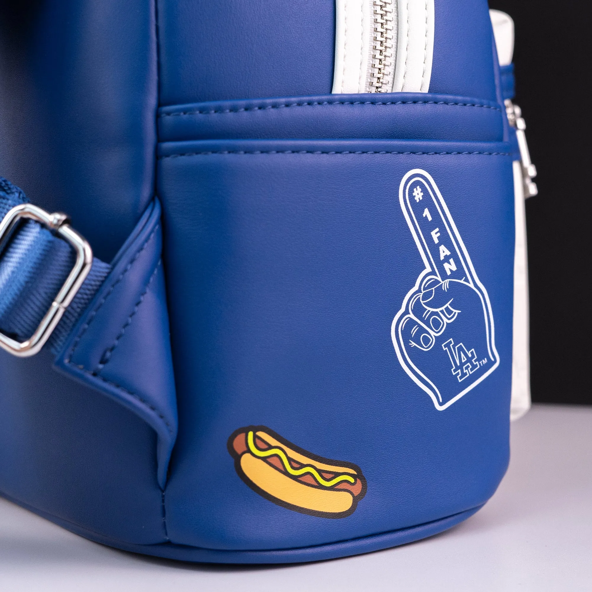 Loungefly x MLB LA Dodgers Patches Mini Backpack