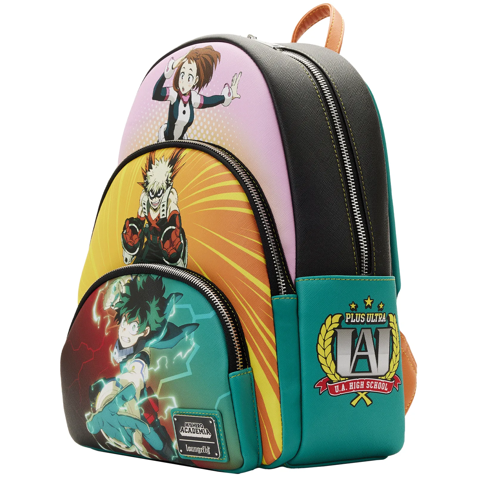 Loungefly x My Hero Academia Triple Pocket Scene Mini Backpack