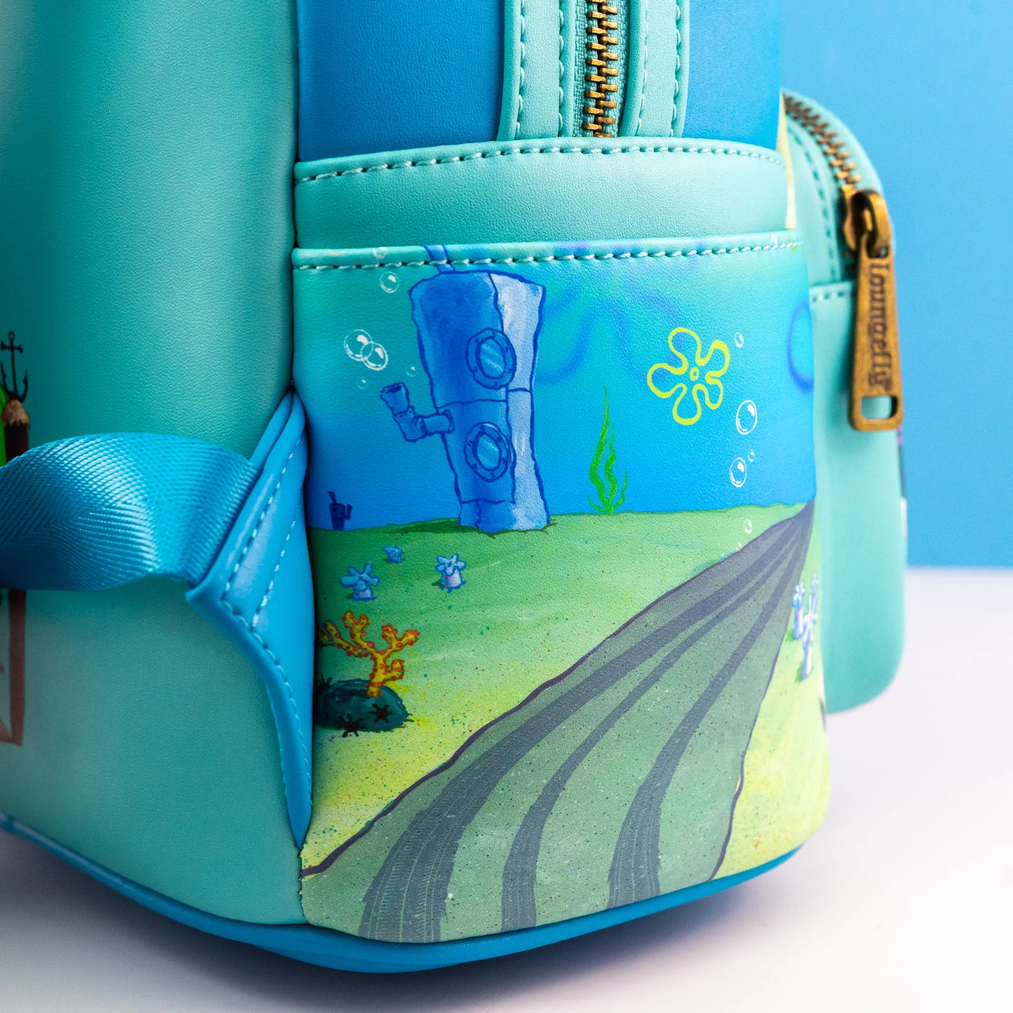 Loungefly x Nickelodeon SpongeBob Squarepants Mrs. Puff??s Boating School Mini Backpack
