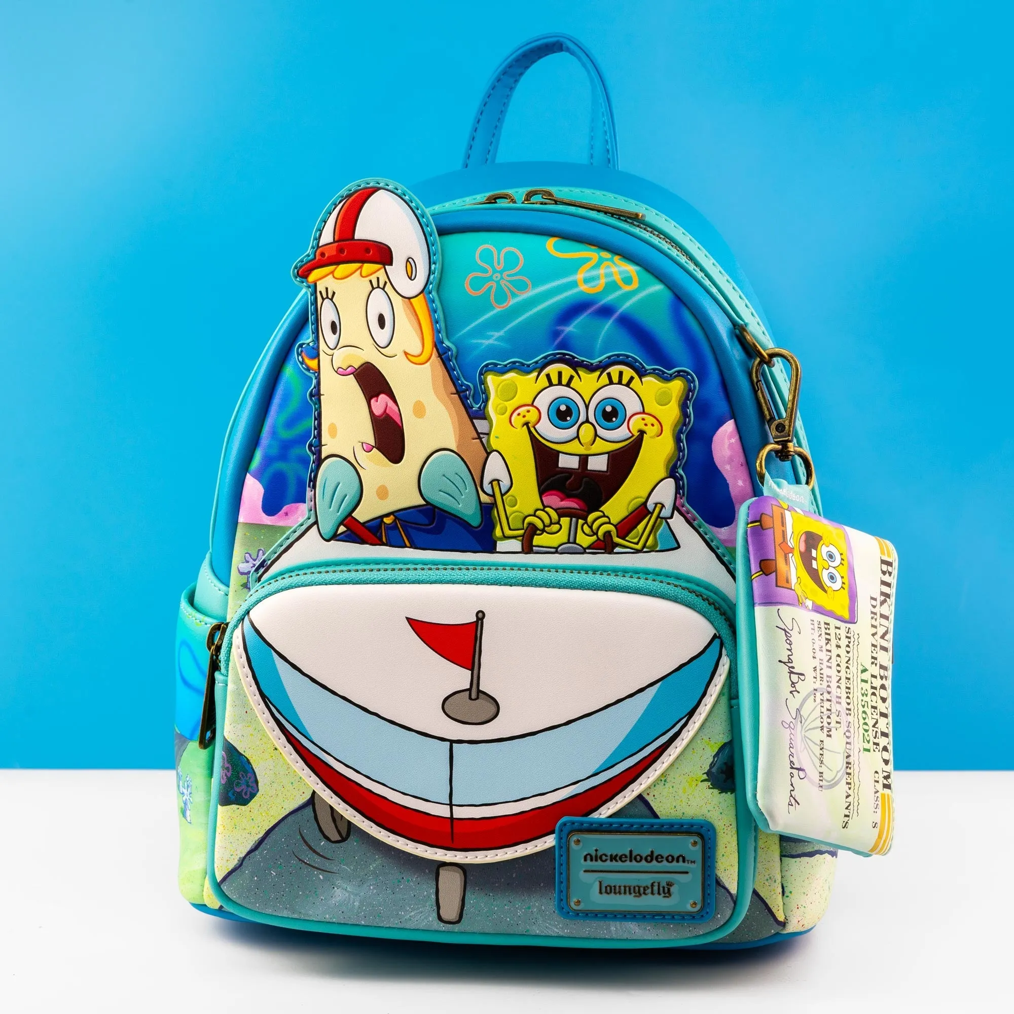 Loungefly x Nickelodeon SpongeBob Squarepants Mrs. Puff??s Boating School Mini Backpack