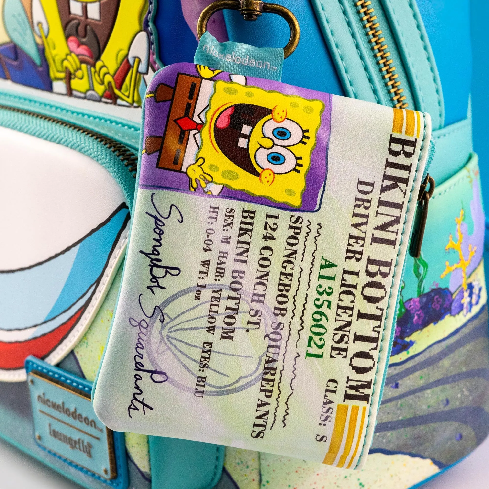 Loungefly x Nickelodeon SpongeBob Squarepants Mrs. Puff??s Boating School Mini Backpack