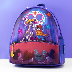 Loungefly x Pixar Coco Miguel and Hector Performance Mini Backpack