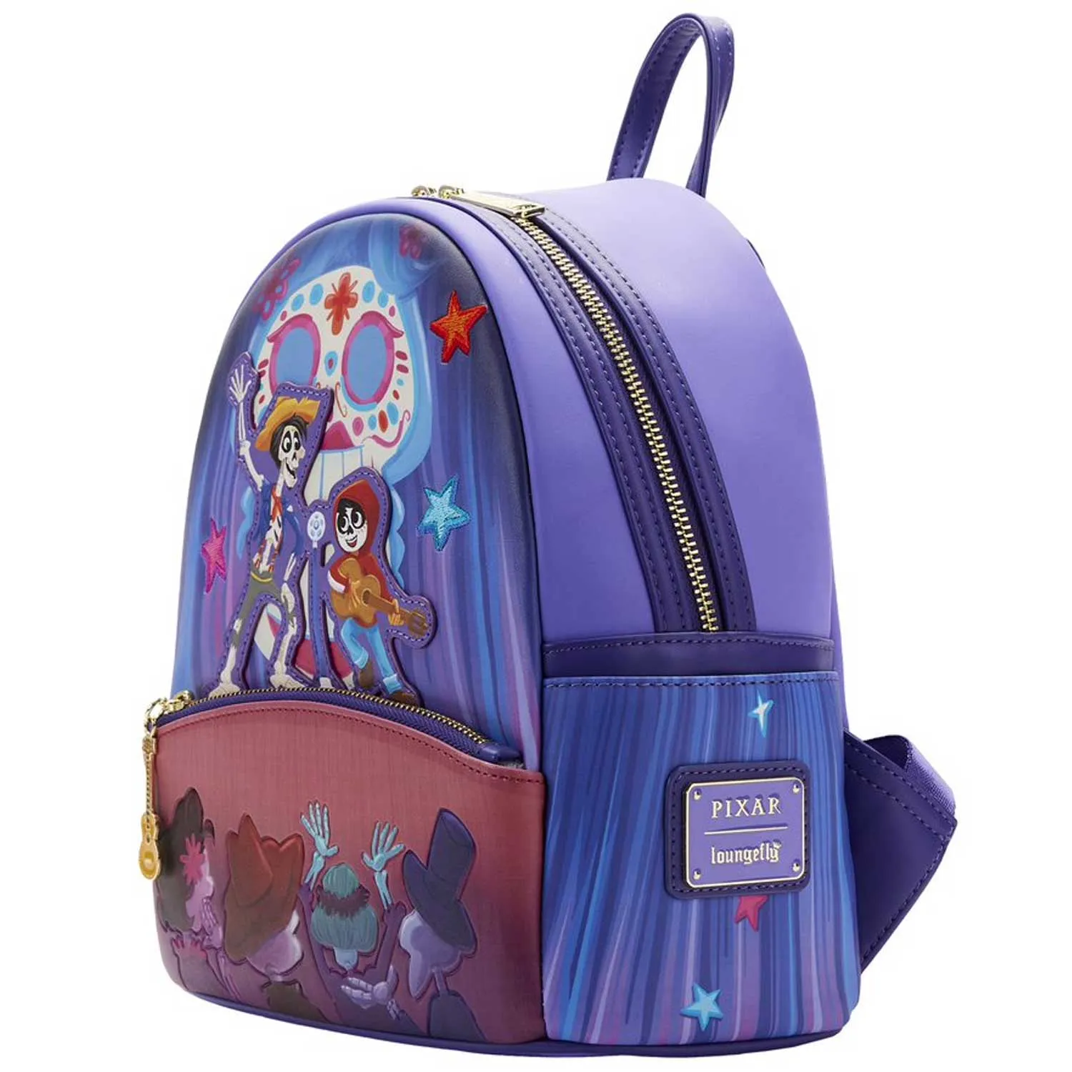 Loungefly x Pixar Coco Miguel and Hector Performance Mini Backpack