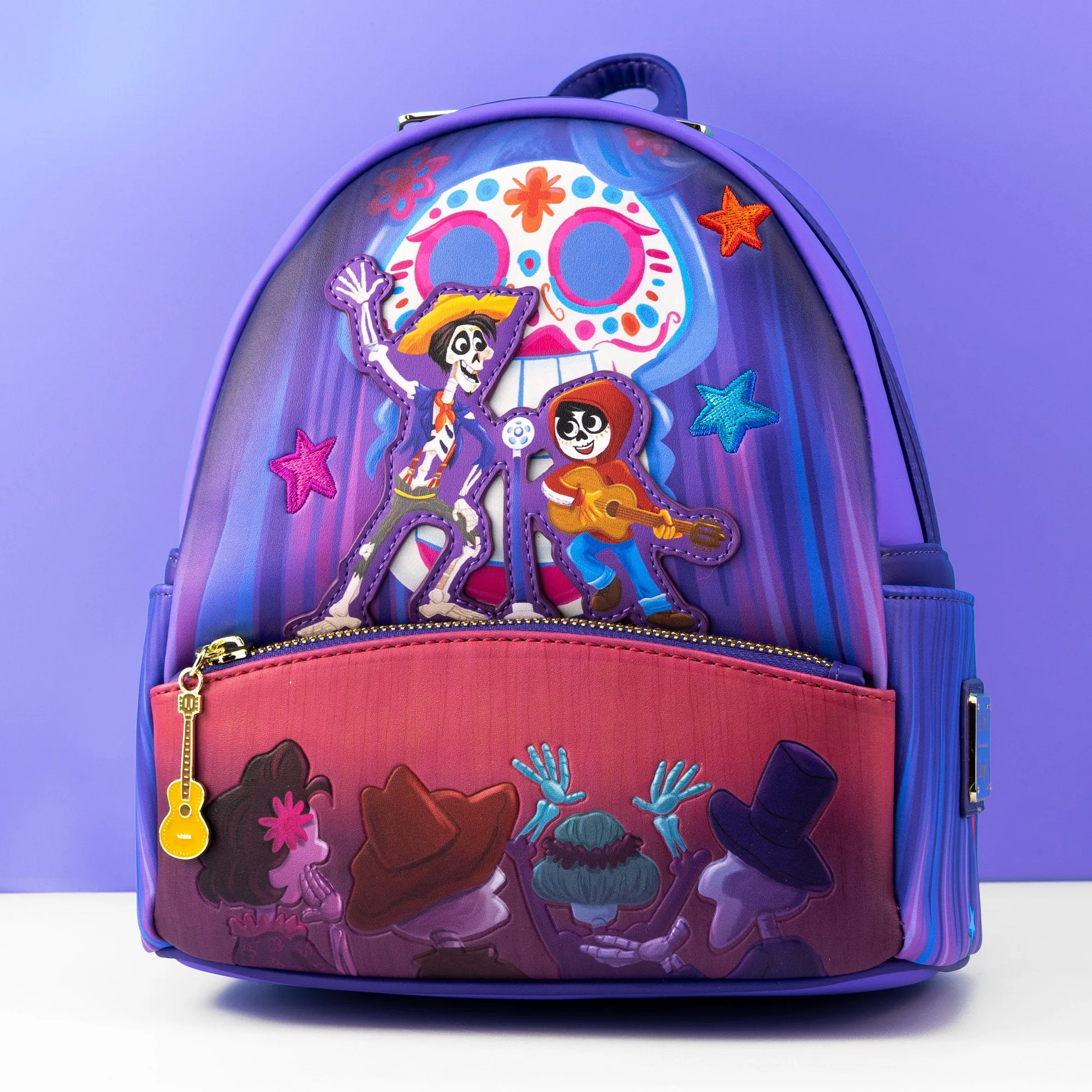 Loungefly x Pixar Coco Miguel and Hector Performance Mini Backpack