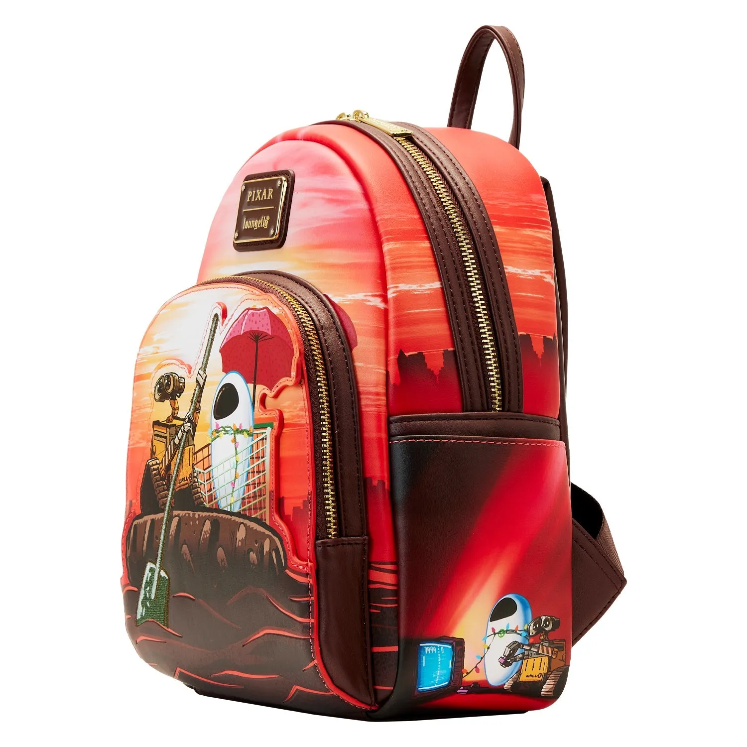 Loungefly x Pixar Wall-E Date Night Mini Backpack