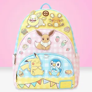 Loungefly x Pokemon Cafe Triple Pocket Backpack