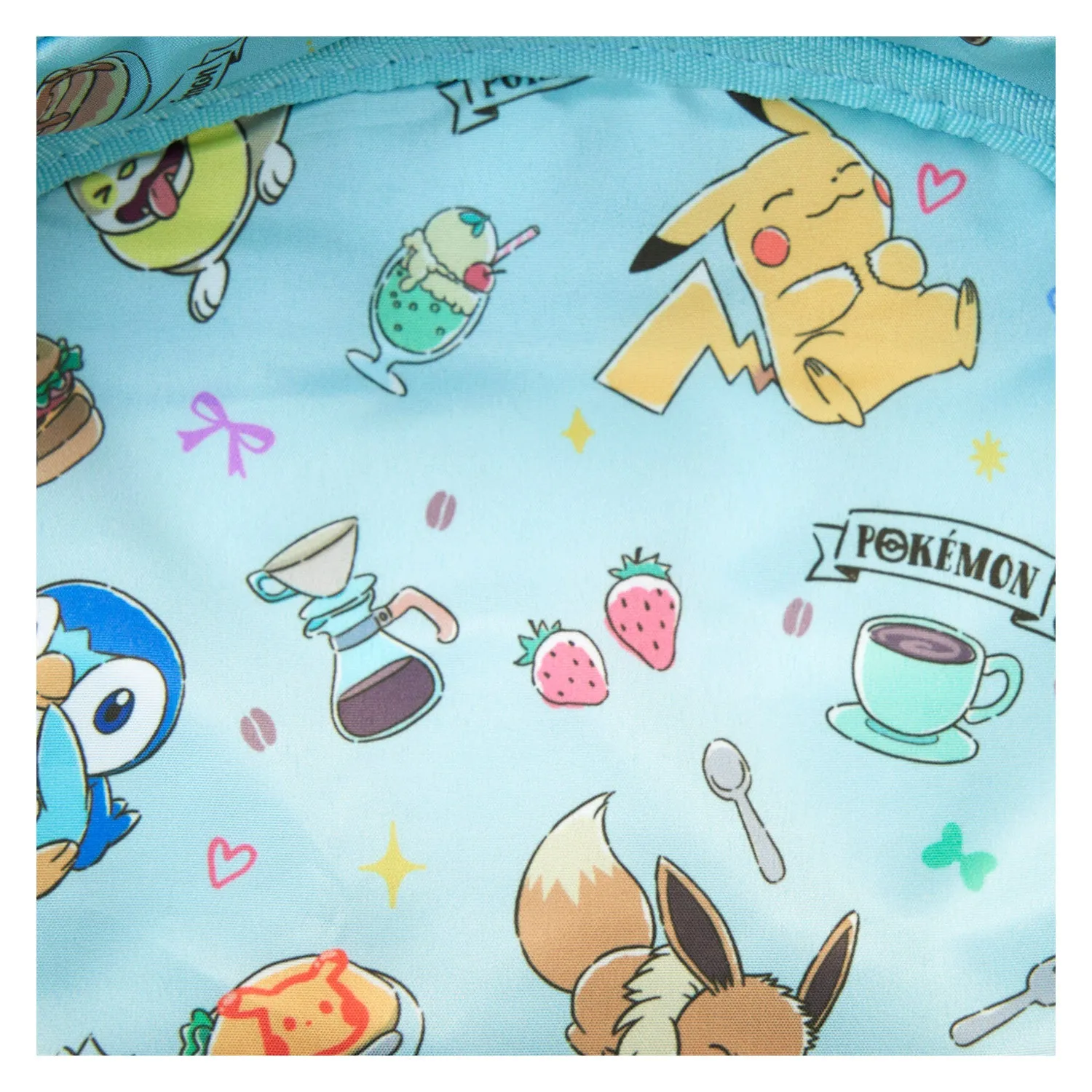 Loungefly x Pokemon Cafe Triple Pocket Backpack