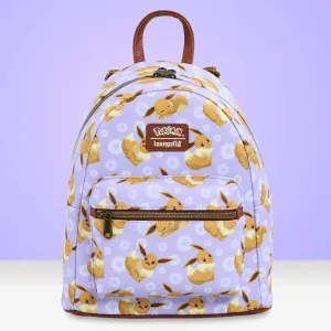 Loungefly x Pokemon Eevee AOP Mini Backpack
