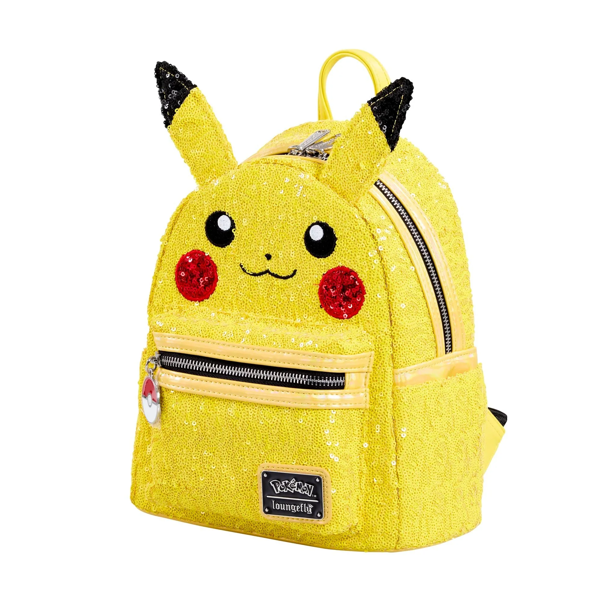 Loungefly x Pokemon Pikachu Sequin Mini Backpack