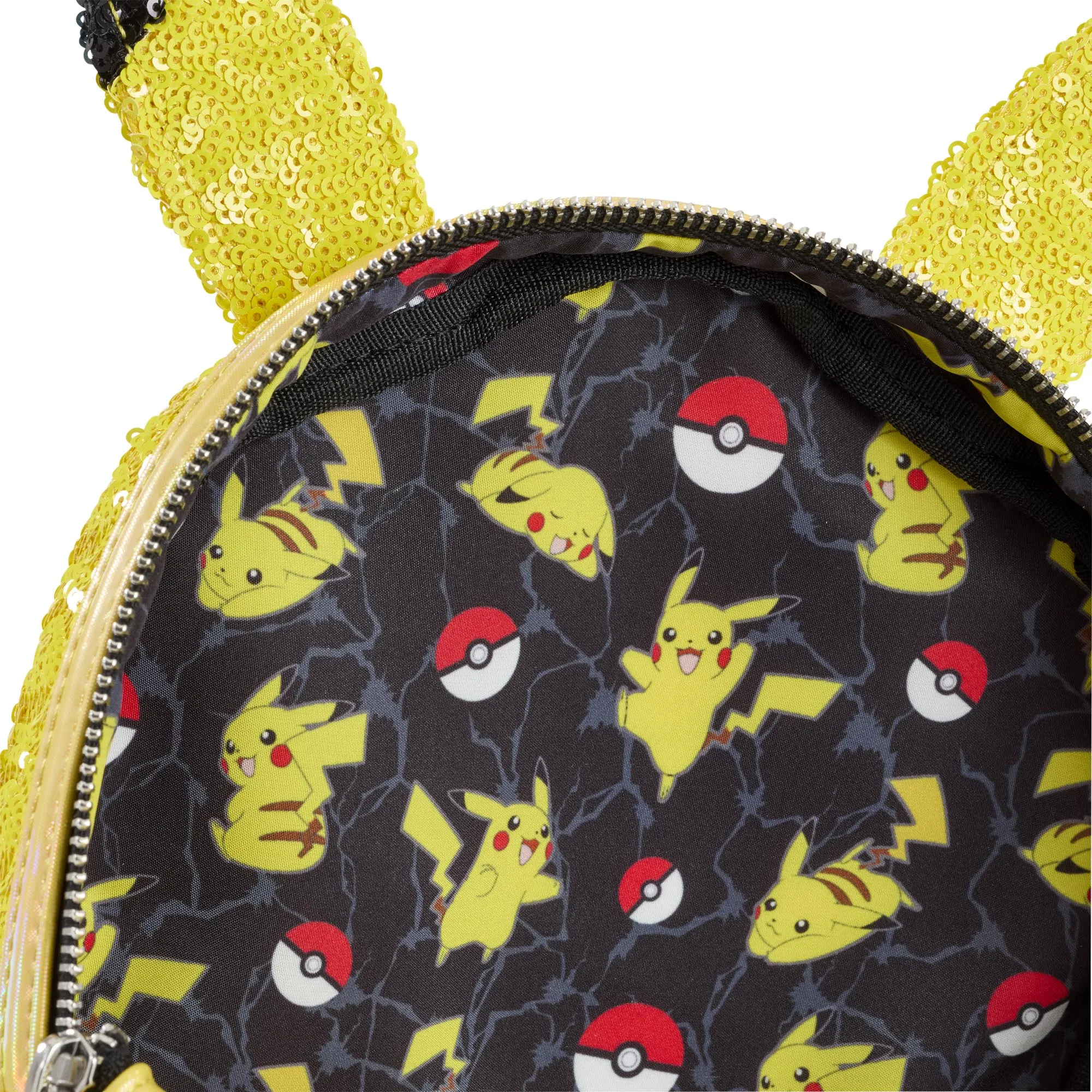 Loungefly x Pokemon Pikachu Sequin Mini Backpack