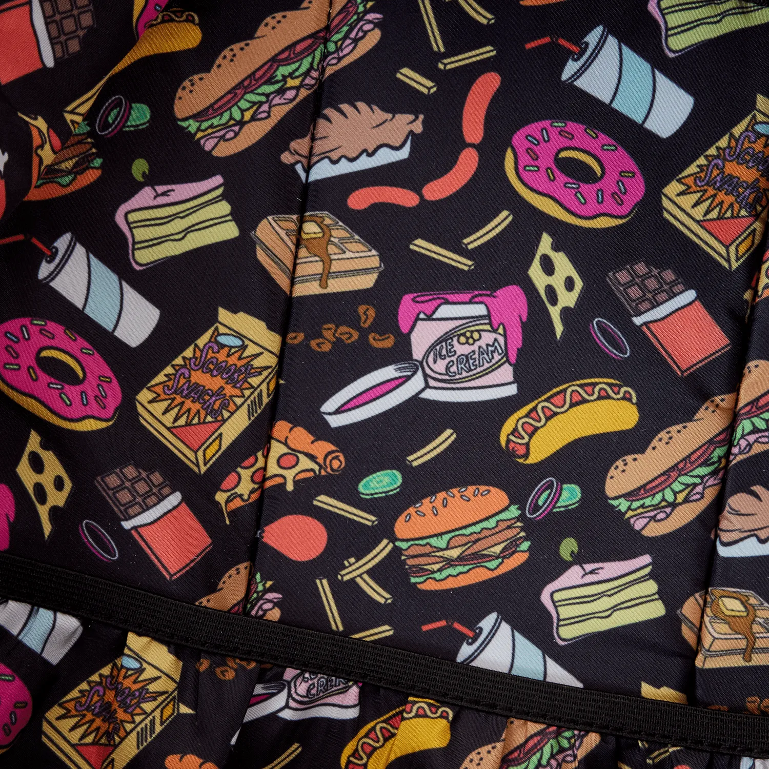 Loungefly x Scooby Doo Munchies AOP Full Size Nylon Backpack