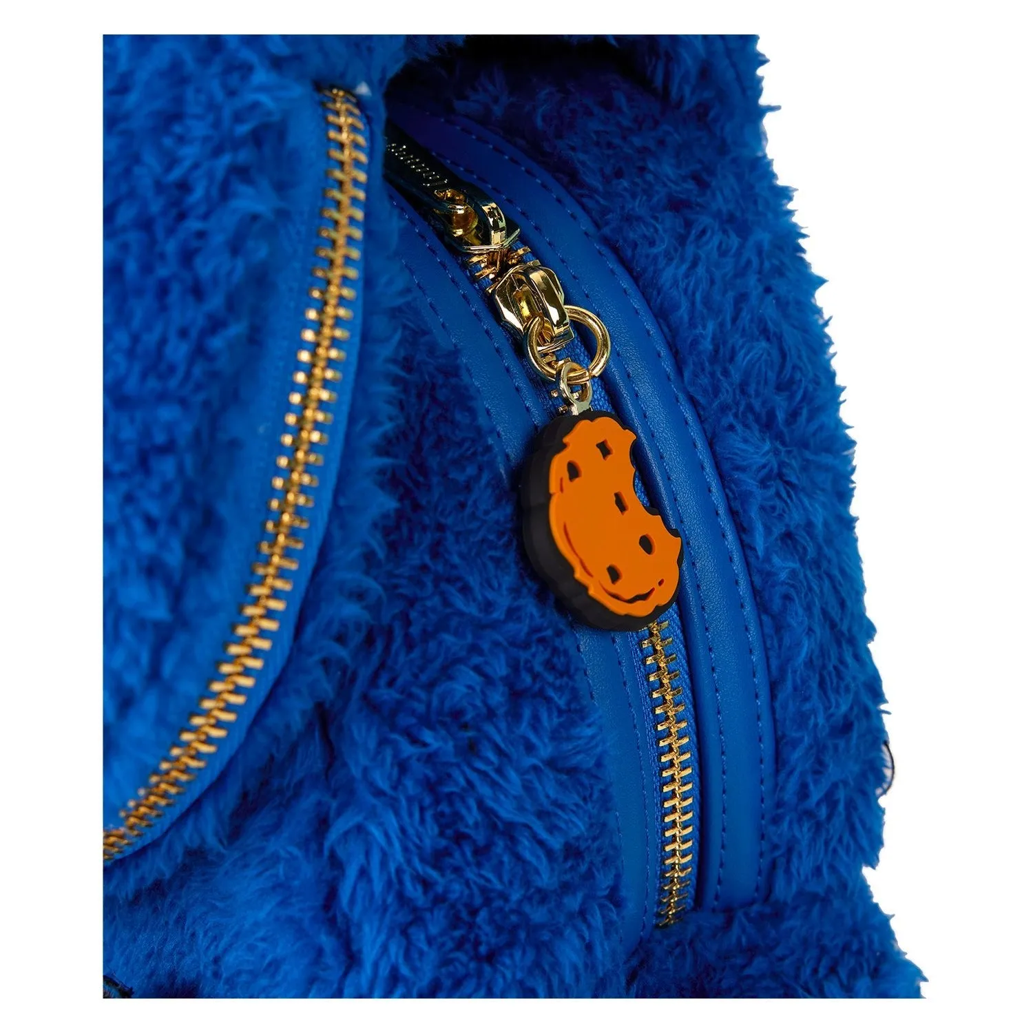 Loungefly x Sesame Street Cookie Monster Plush Mini Backpack