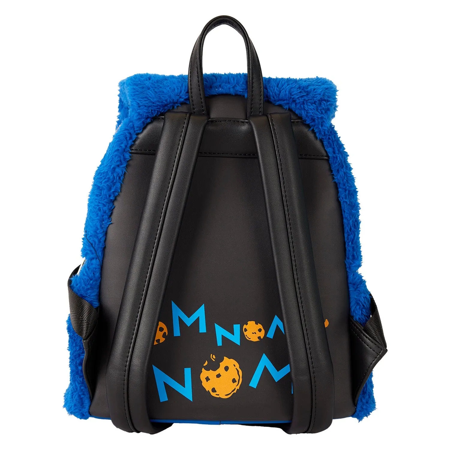 Loungefly x Sesame Street Cookie Monster Plush Mini Backpack