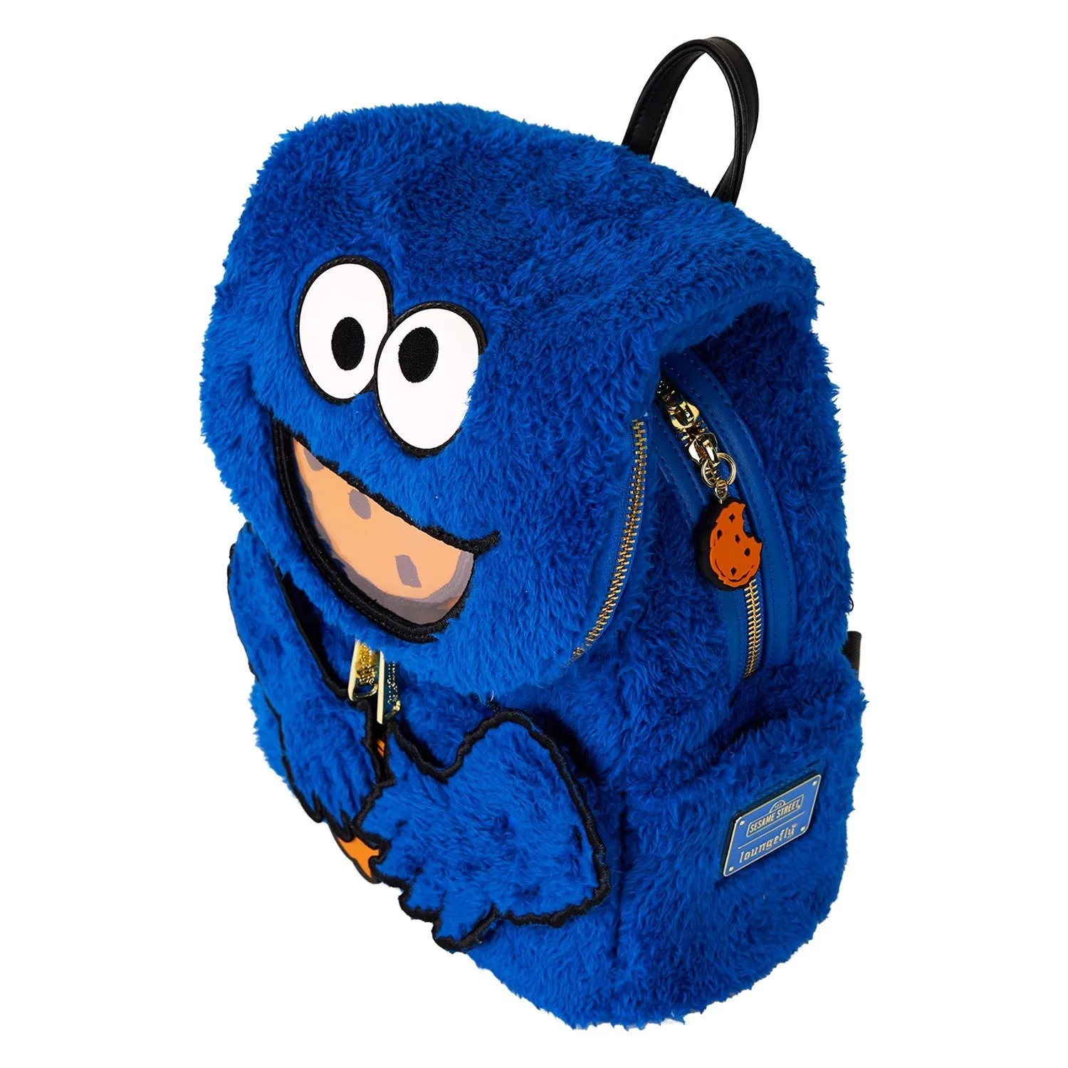 Loungefly x Sesame Street Cookie Monster Plush Mini Backpack