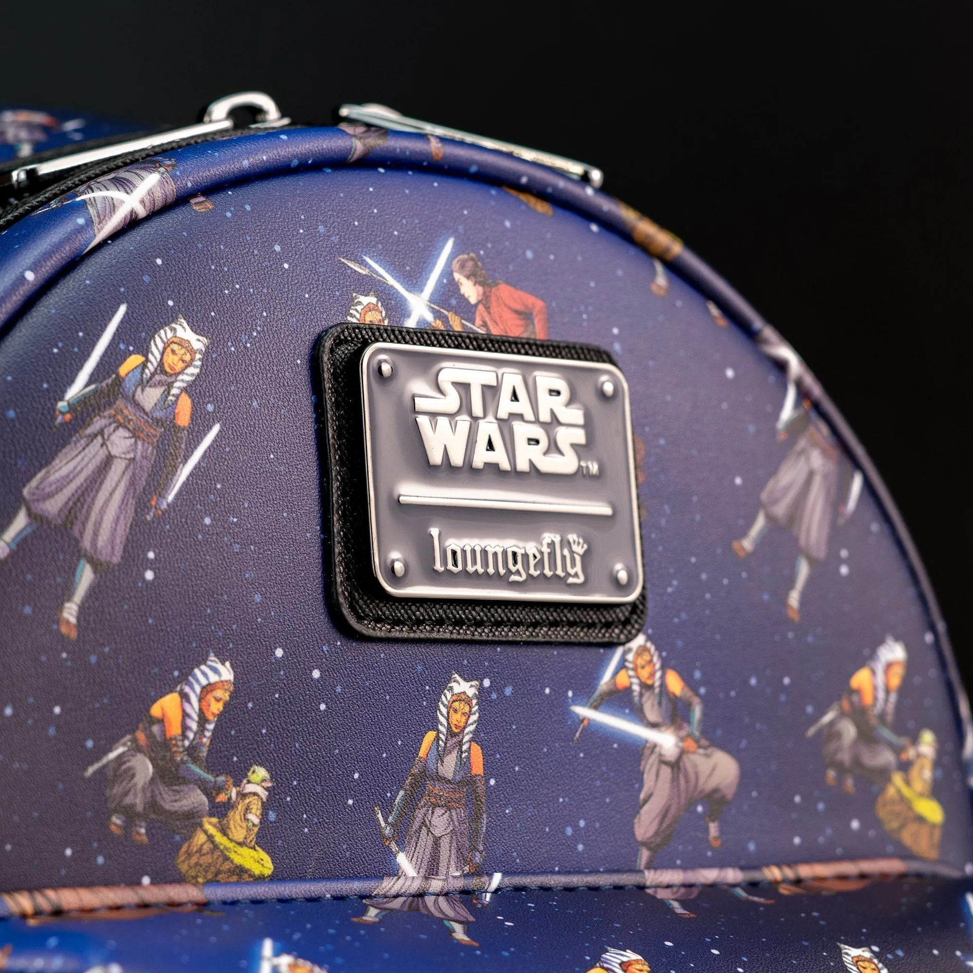 Loungefly x Star Wars Ahsoka Tano Alternating poses AOP Mini Backpack