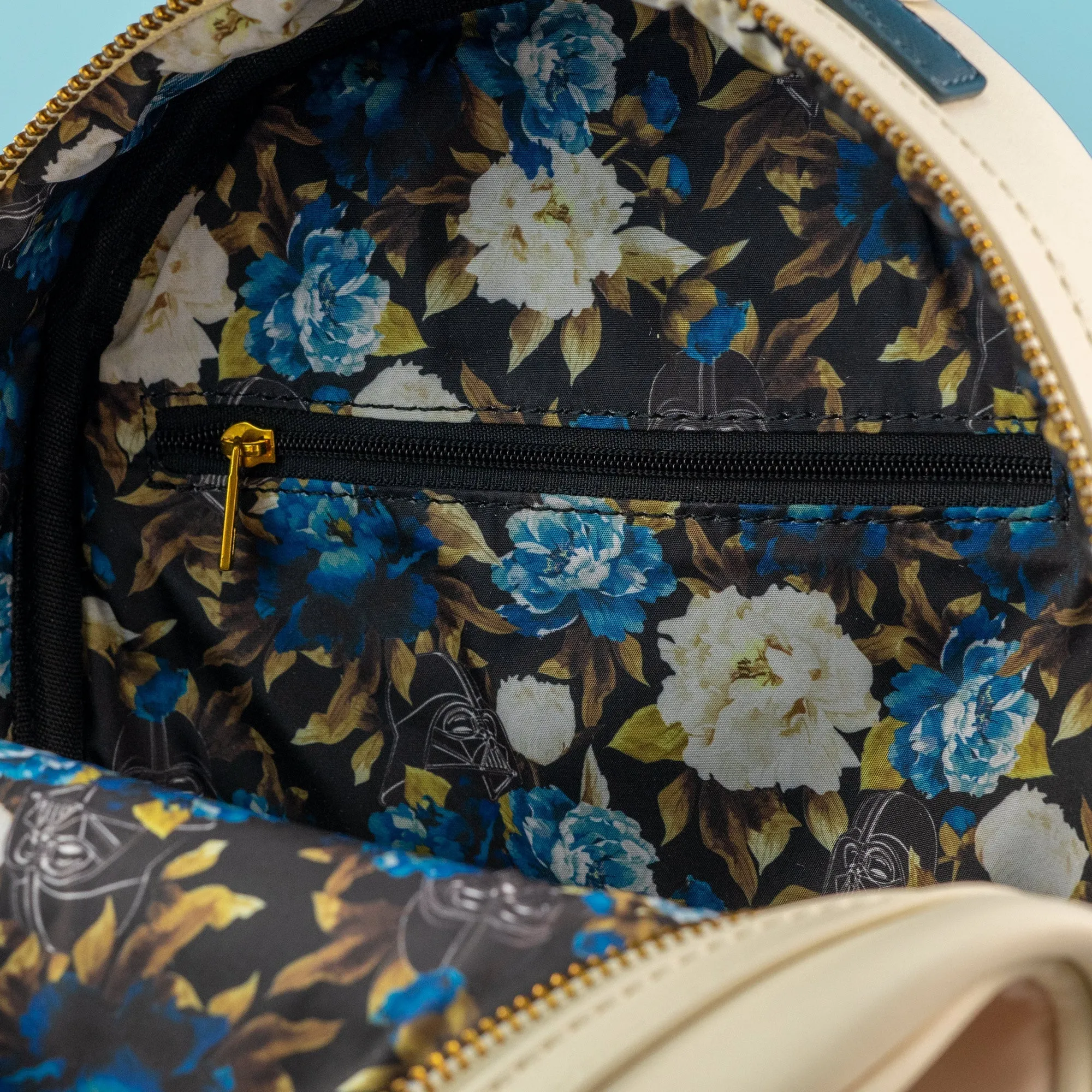 Loungefly x Star Wars Floral Darth Vader Silhouette Mini Backpack
