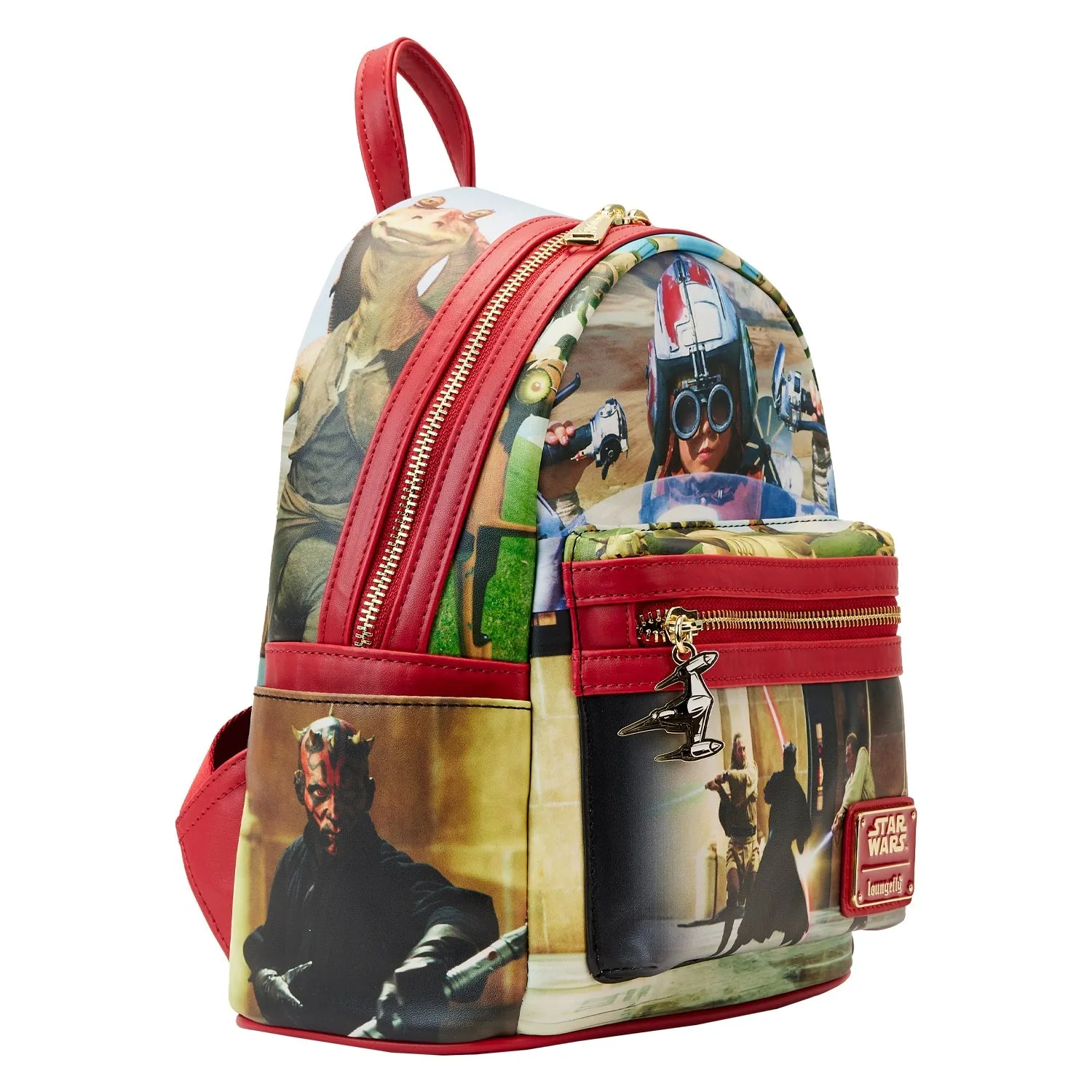 Loungefly x Star Wars Scenes Phantom Menace Mini Backpack