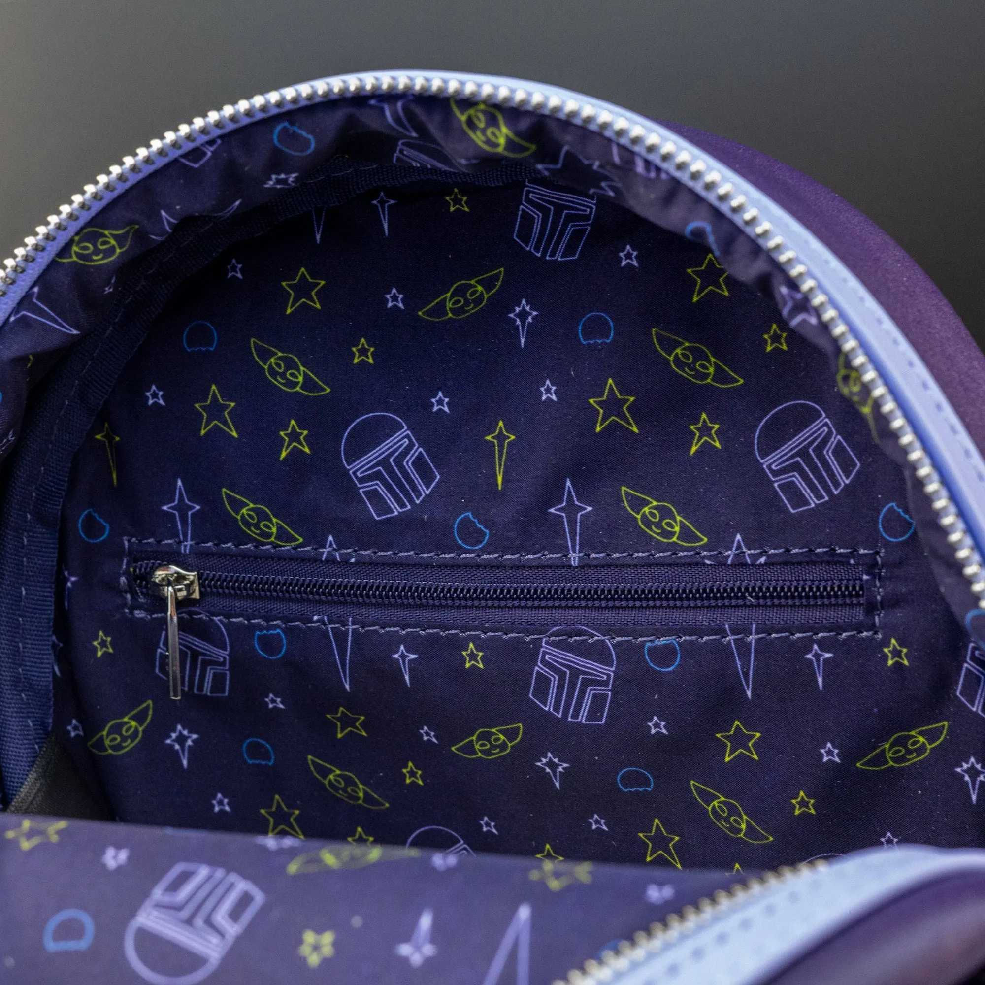 Loungefly x Star Wars The Mandalorian Grogu Constellations Mini Backpack