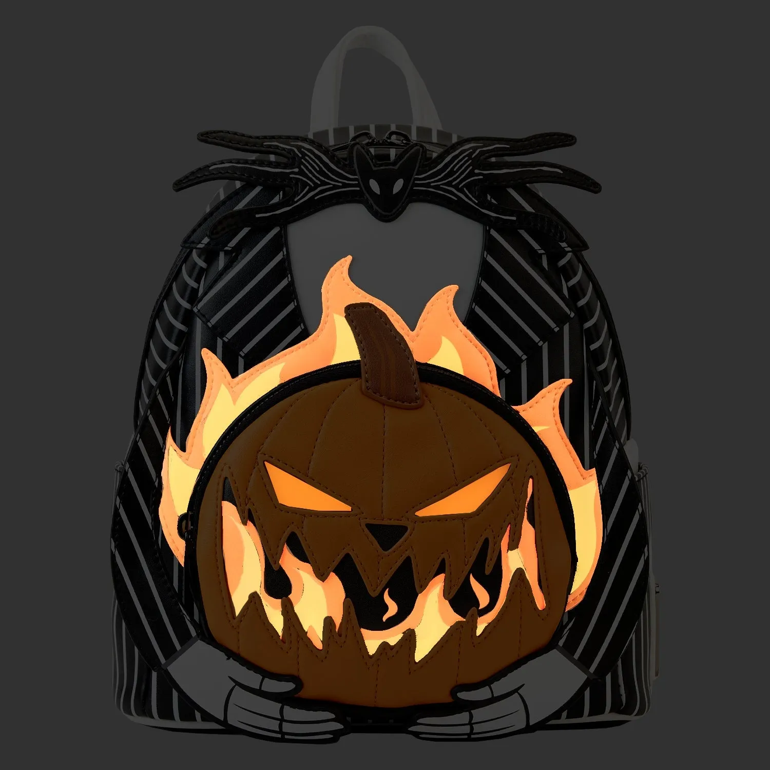 Loungefly x The Nightmare Before Christmas Jack Skellington Pumpkin Head Mini Backpack