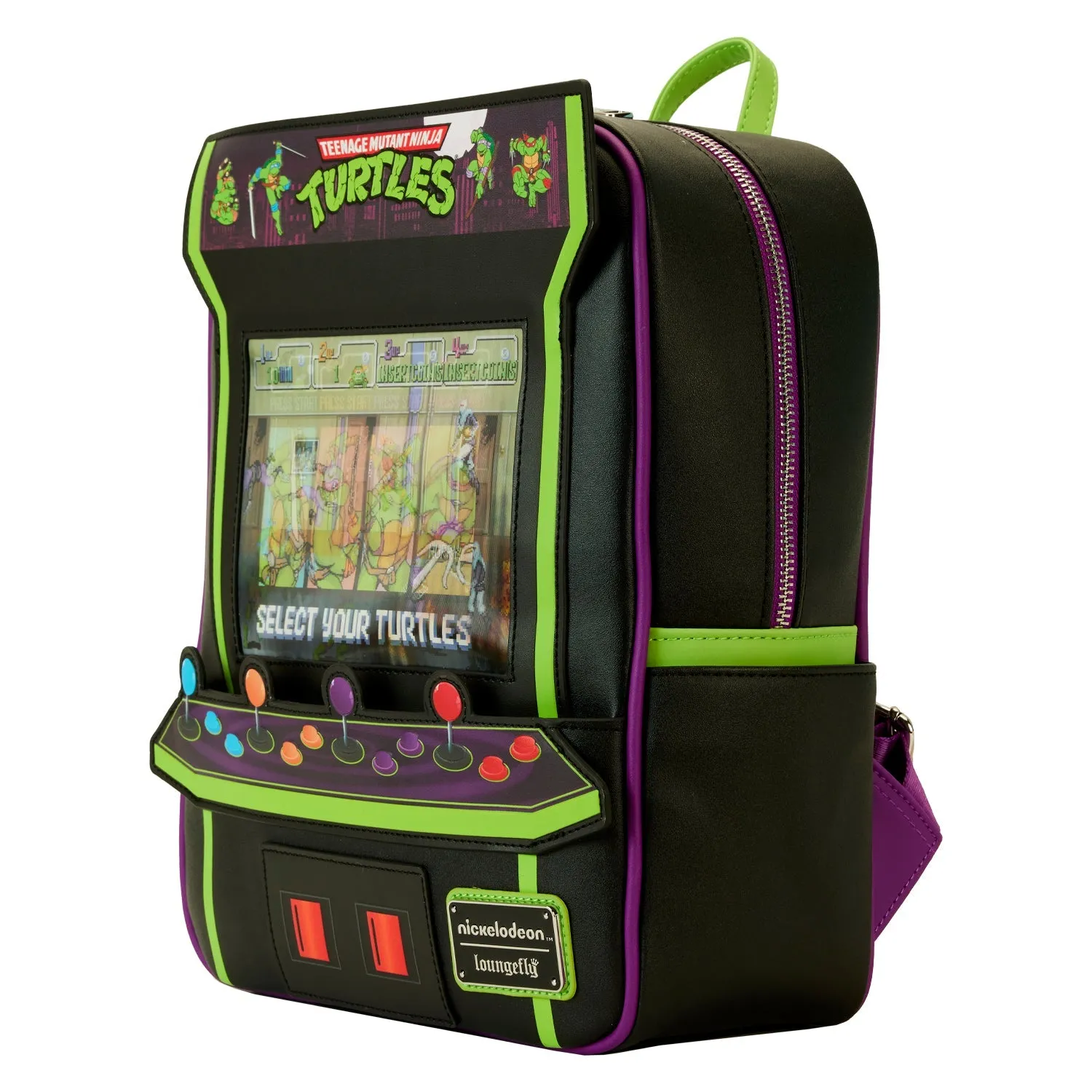 Loungefly x TMNT 40th Anniversary Vintage Arcade Mini Backpack