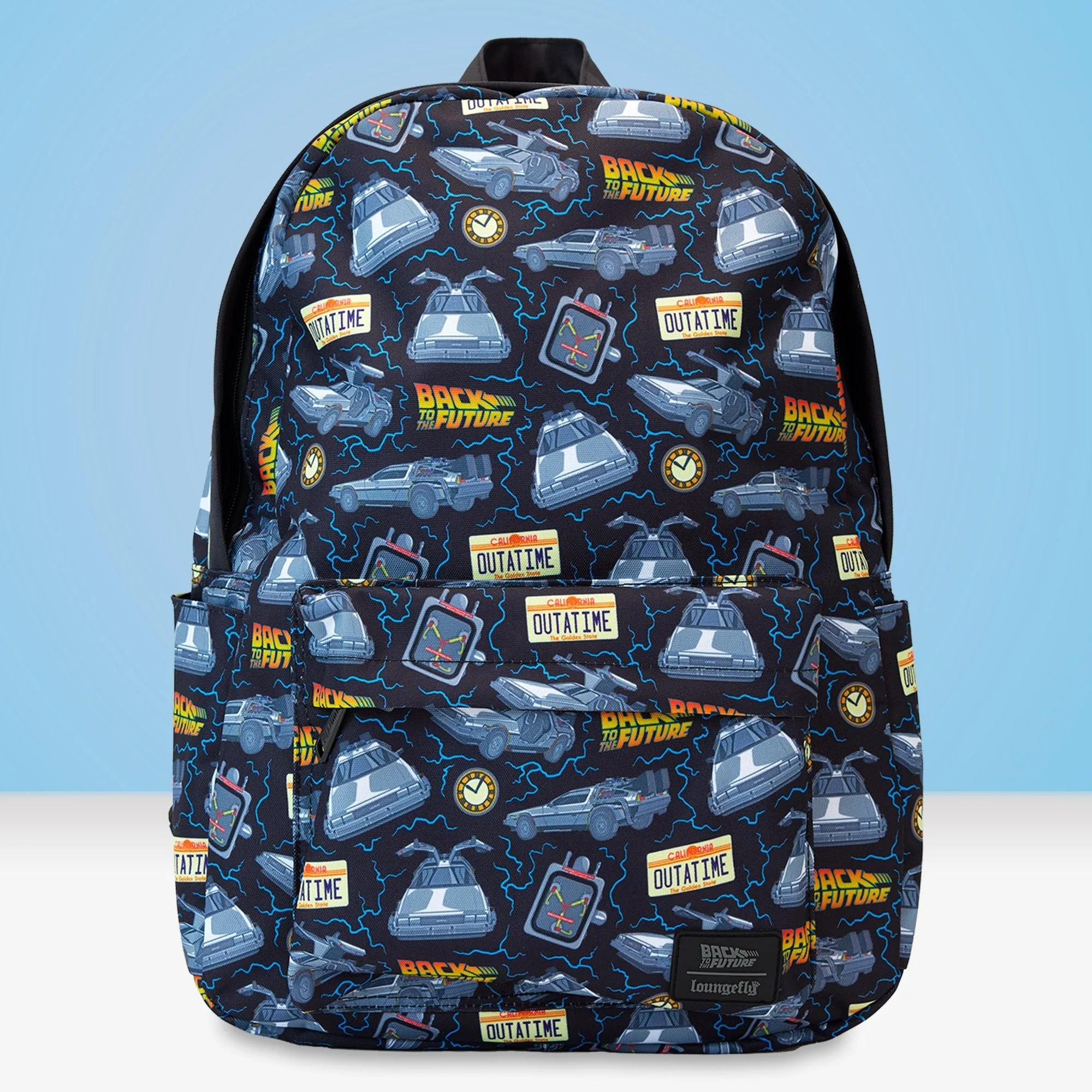 Loungefly x Universal Back to the Future 40th Anniversary Nylon Full-Size Backpack