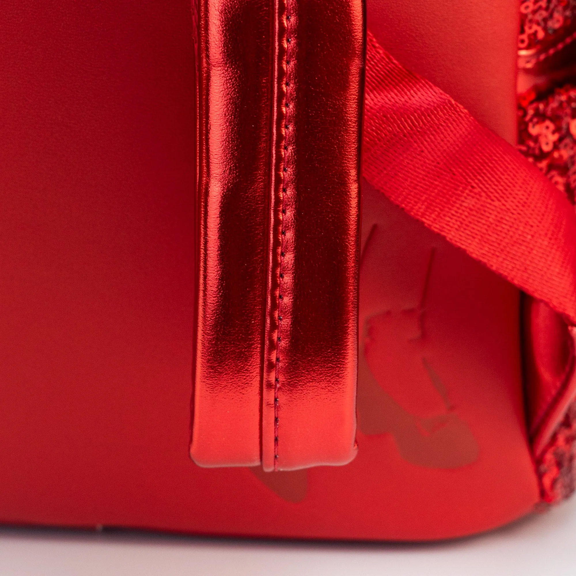 Loungefly x Wizard of Oz Ruby Slippers Sequin Mini Backpack