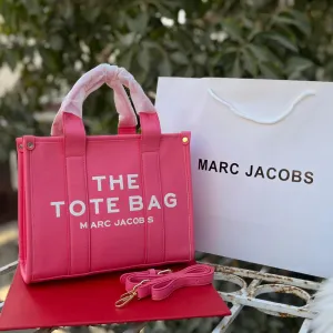 Marc Jacobs Elegant Pink Tote ??Premium Quality