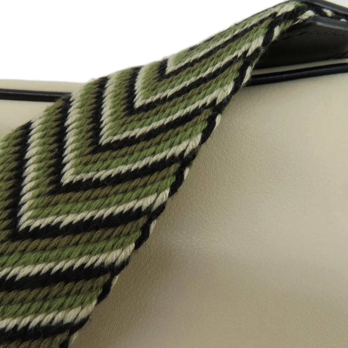 MARC JACOBS Shoulder Bag leather white logo Women Used