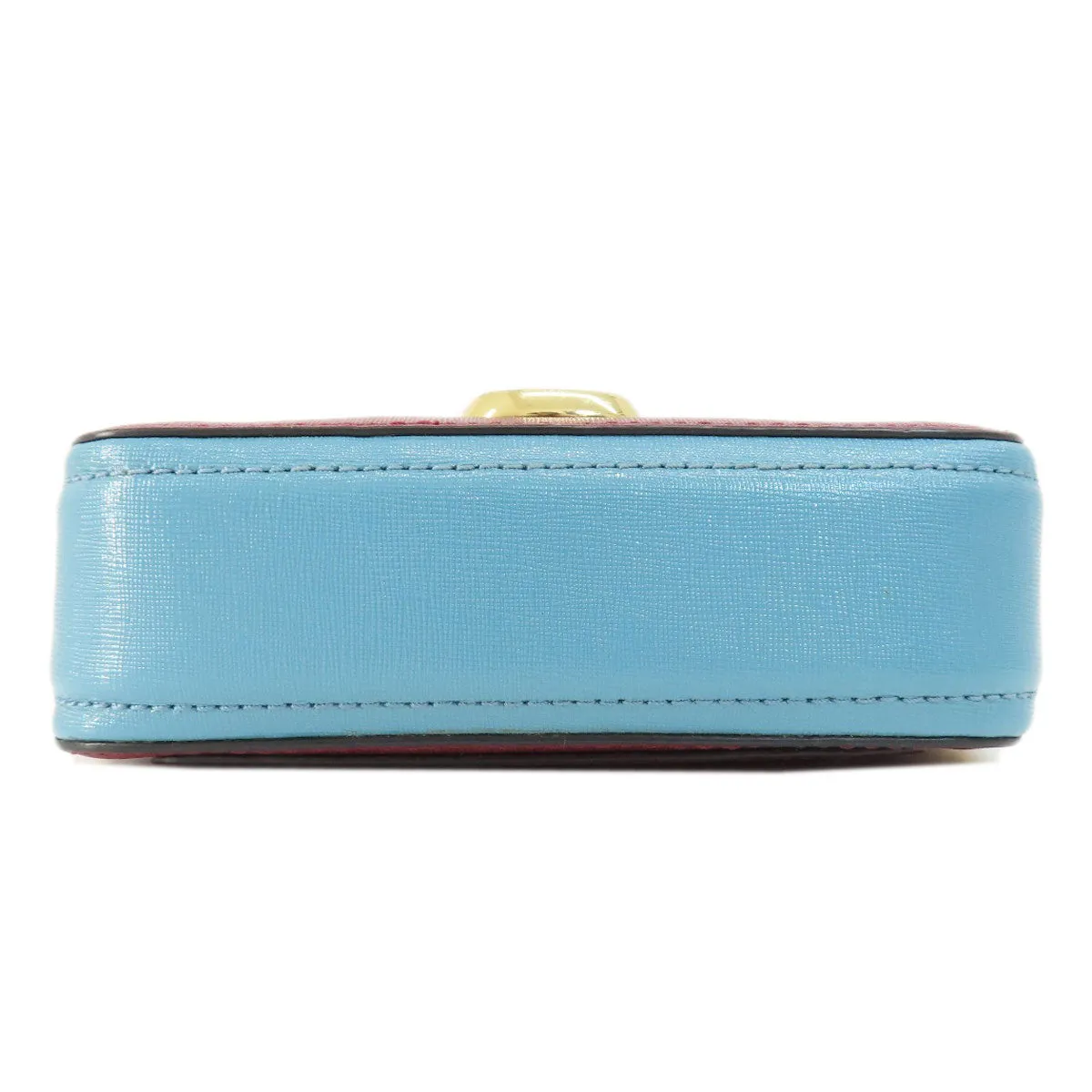 MARC JACOBS Shoulder Bag PVC Red double j snapshot