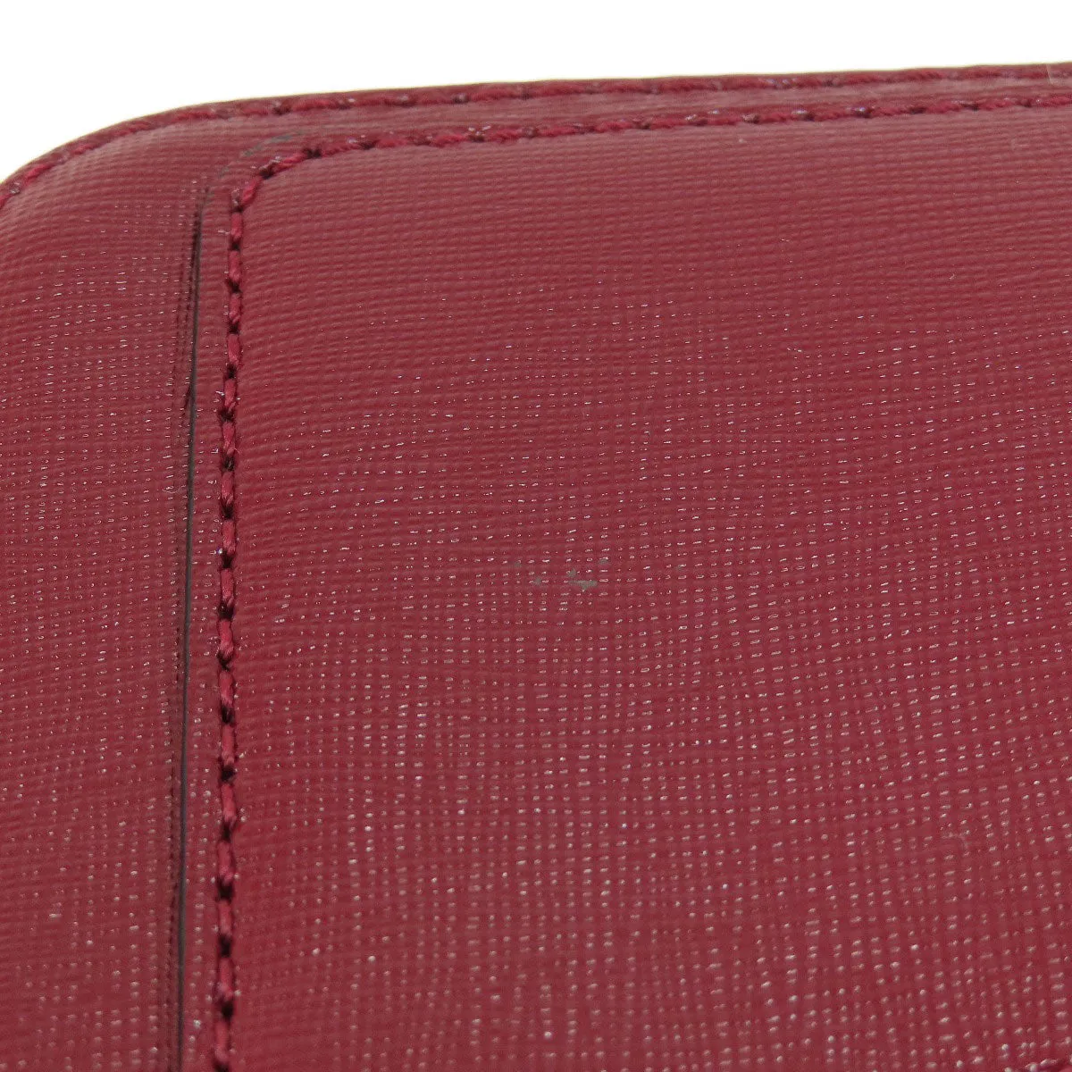 MARC JACOBS Shoulder Bag PVC Red double j snapshot