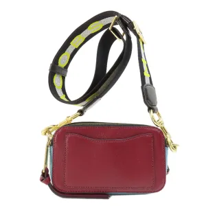 MARC JACOBS Shoulder Bag PVC Red double j snapshot