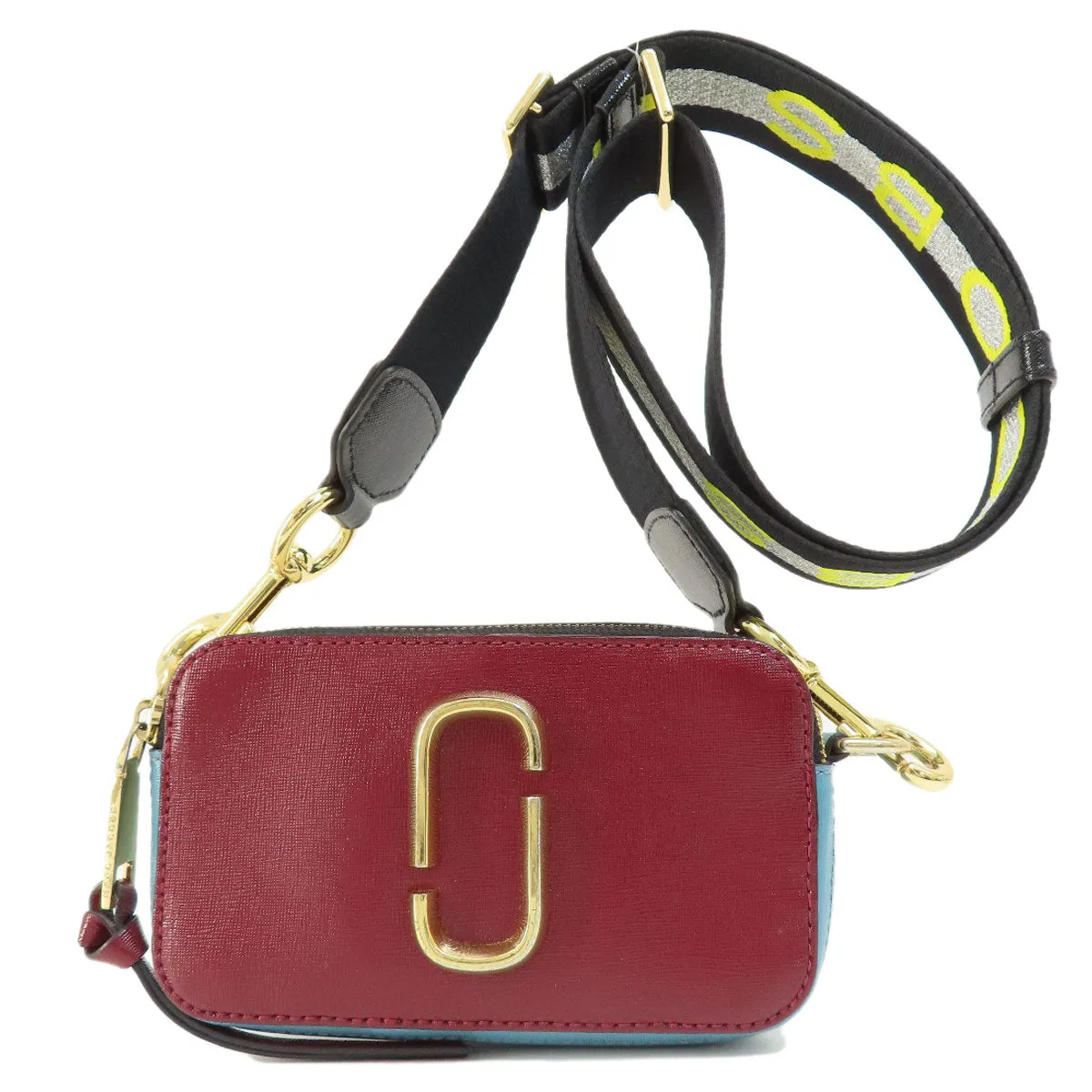 MARC JACOBS Shoulder Bag PVC Red double j snapshot