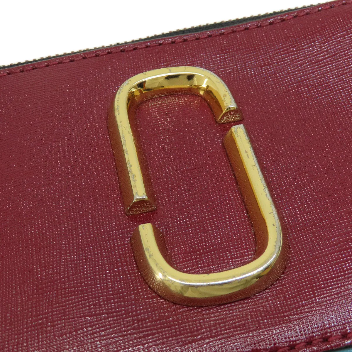 MARC JACOBS Shoulder Bag PVC Red double j snapshot