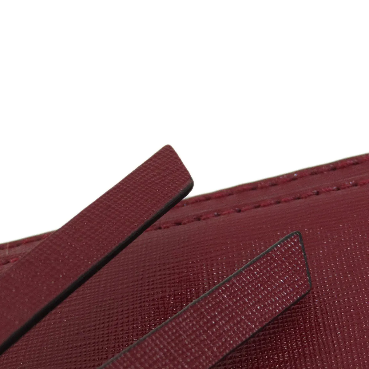 MARC JACOBS Shoulder Bag PVC Red double j snapshot