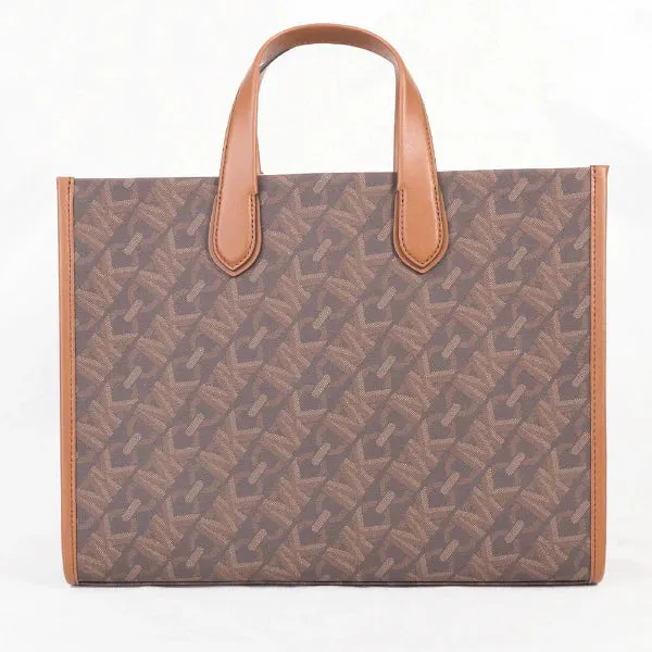 MICHAEL KORS Gigi Large Empire Signature Logo Tote Bag