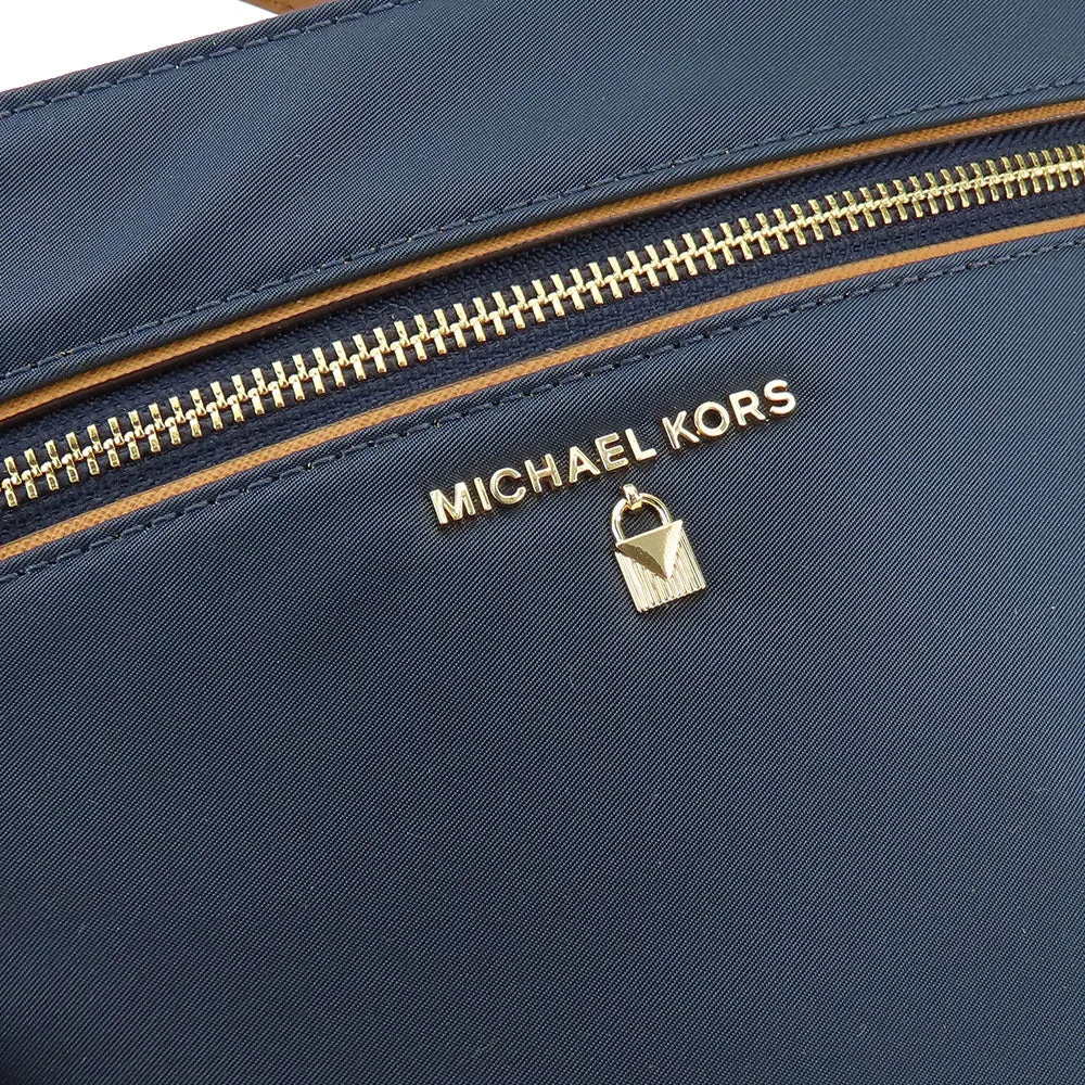 MICHAEL KORS Shoulder Bag 32F7GO2C3C Nylon, Leather Brown Women Used