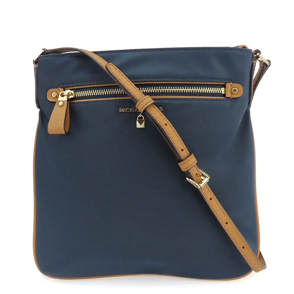 MICHAEL KORS Shoulder Bag 32F7GO2C3C Nylon, Leather Brown Women Used