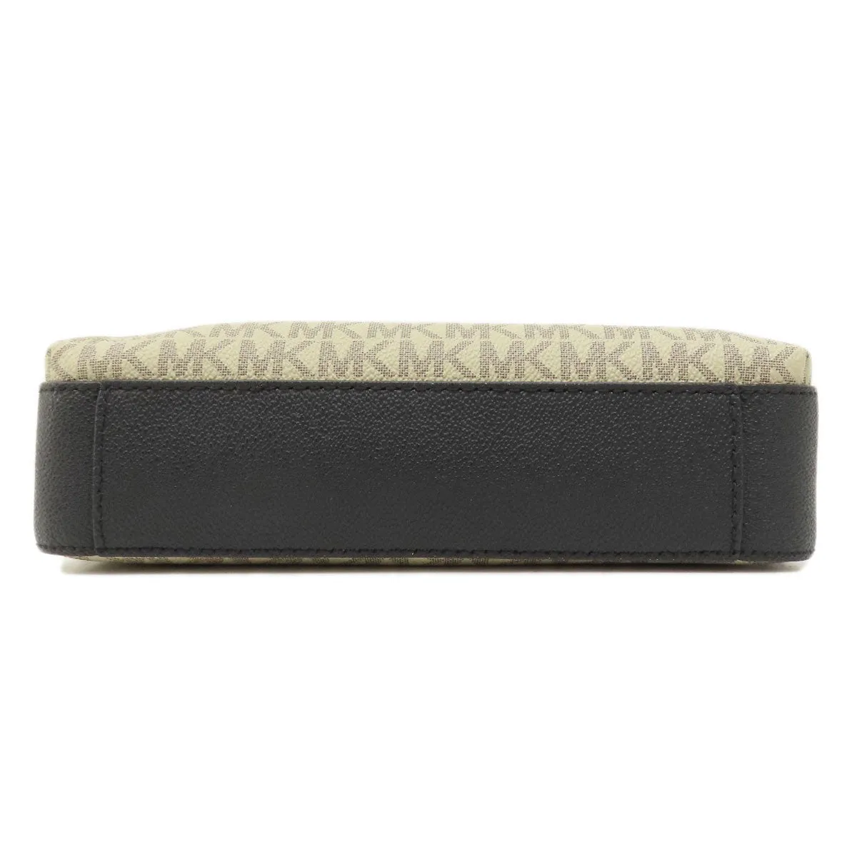 MICHAEL KORS Shoulder Bag leather beige MK signature