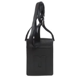 MICHAEL KORS Shoulder Bag leather black logo Women Used