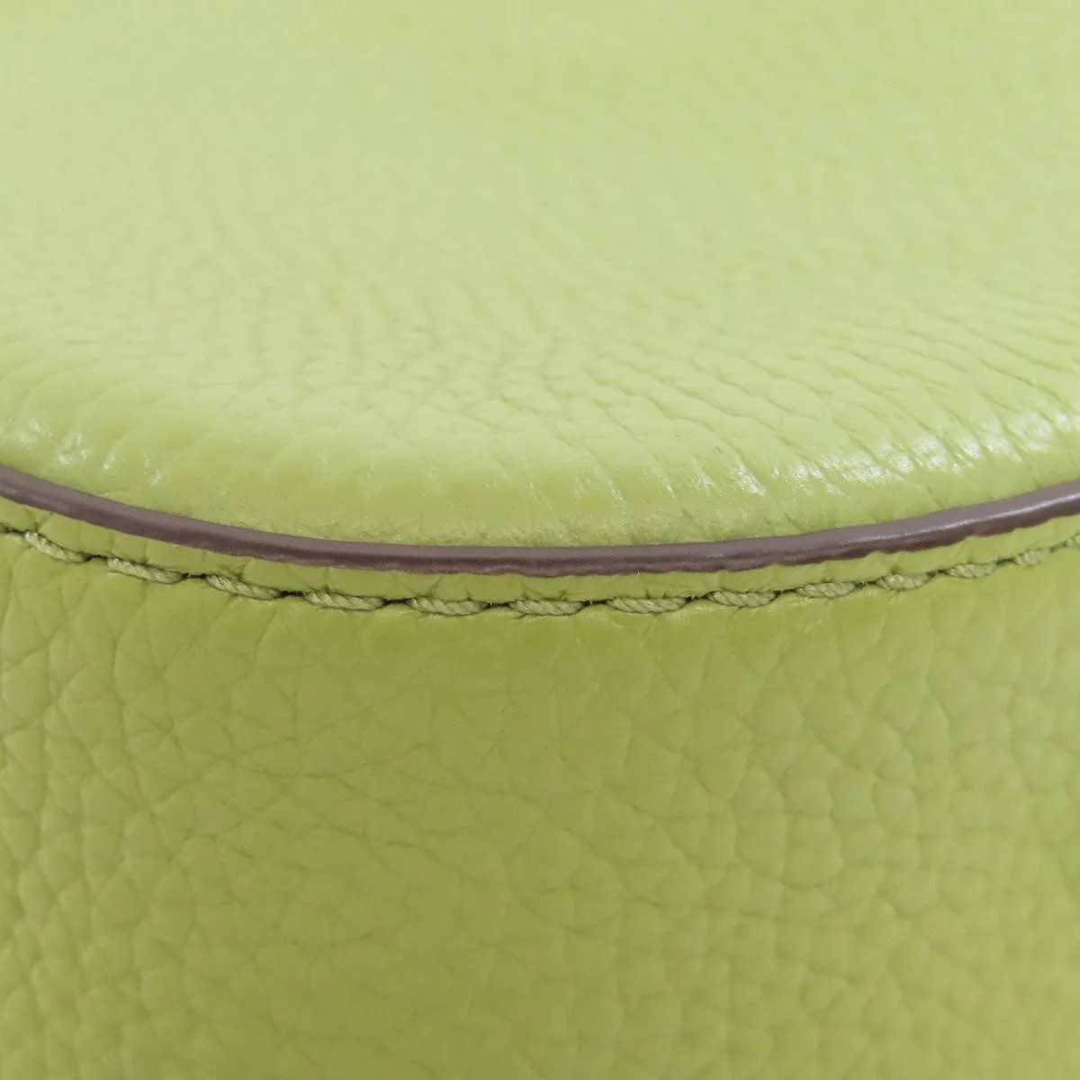 MICHAEL KORS Shoulder Bag leather green logo Women Used